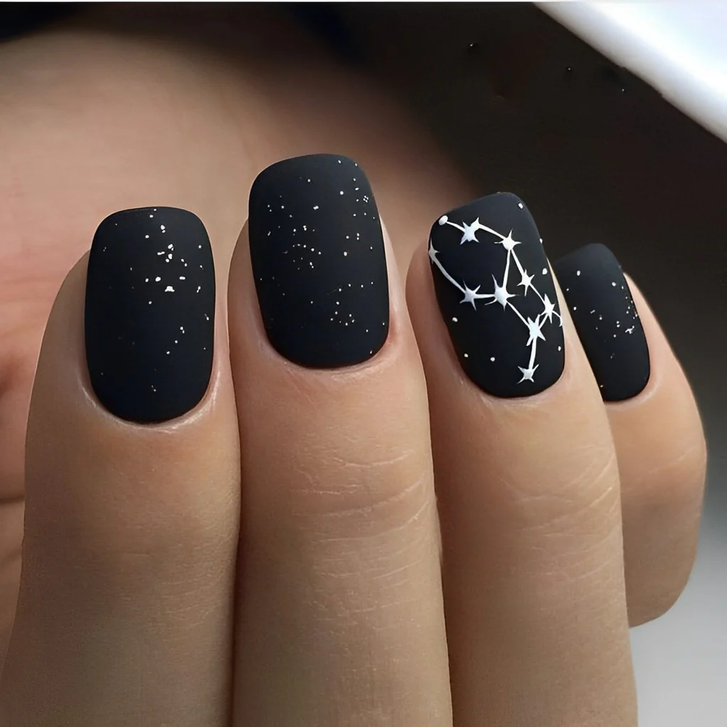 Gel Galaxy Nails